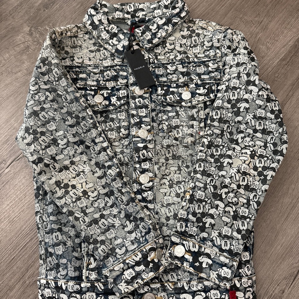 Haus of Jr. Mickey Jean Jacket size 7/8 kids